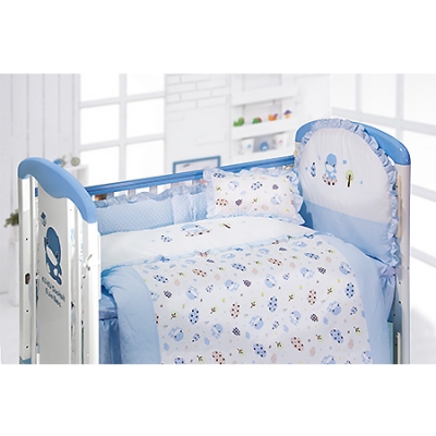 7-Piece Crib Bedding Set -Starry Sky