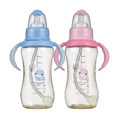 PES Gourd Shaped Anti-Colic Bottle with Handle-280ml