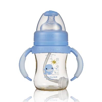 PES Gourd Shaped Wide-Neck Anti-Colic Bottle with Handle-140ml