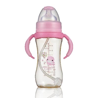 PES Gourd Shaped Wide-Neck Anti-Colic Bottle with Handle-280ml