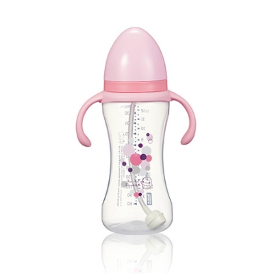 Wide Neck PP Feeding Bottle with Handle