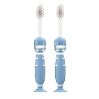 Kids Toothbrush with Suction Cup-2 packs